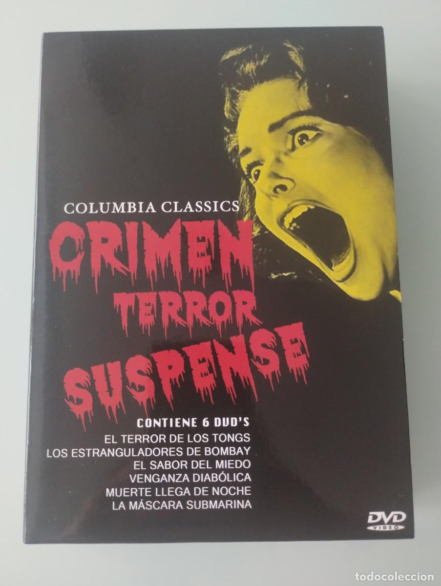 Cine: 6 DVD crimen, terror,suspense Columbia Classics descatalogado