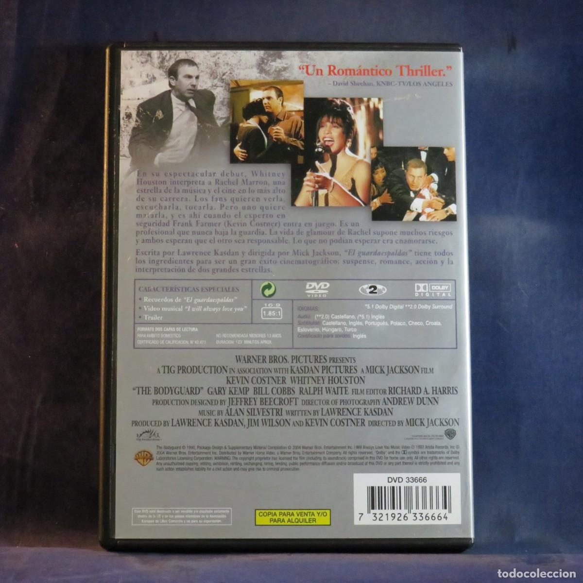 Cine: EL GUARDAESPALDAS - DVD - Foto 2