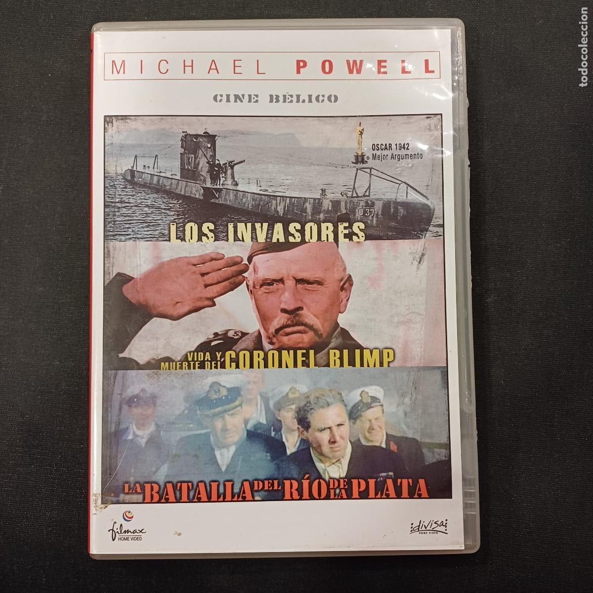 Cine: LOS INVASORES-CORONEL BLIMP-LA BATALLA DEL RIO DE LA PLATA-/DVD 3 DISCOS.