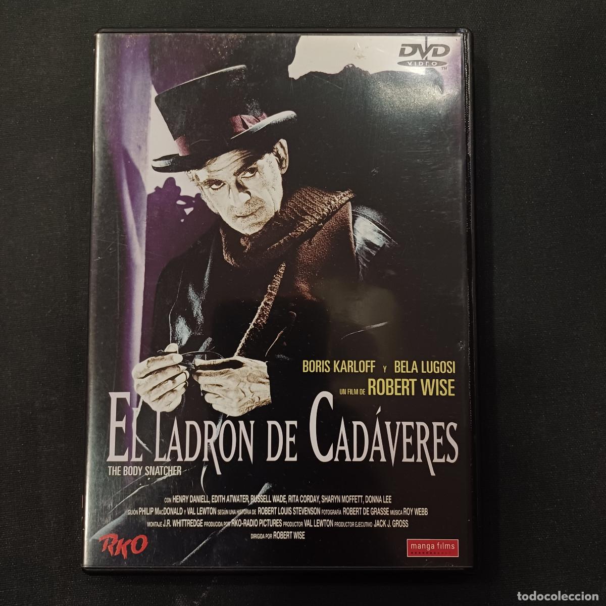 Cine: EL LADRON DE CADAVERES/BORIS KARLOFF-LUGOSI/DVD.