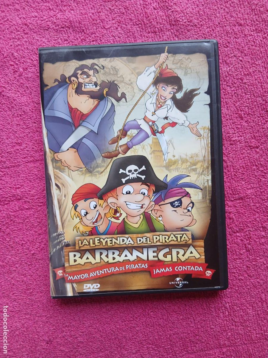 Cine: la leyenda del pirata barbanegra 2002 Gerhard Hahn y Anthony Power dvd video