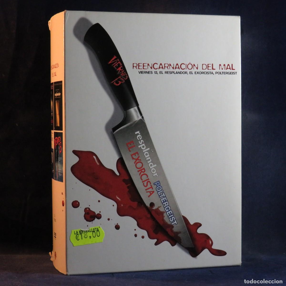 Cine: PACK REENCARNACI&Oacute;N DEL MAL: VIERNES 13, EL RESPLANDOR, EL EXORCISTA, POLTERGEIST - DVD