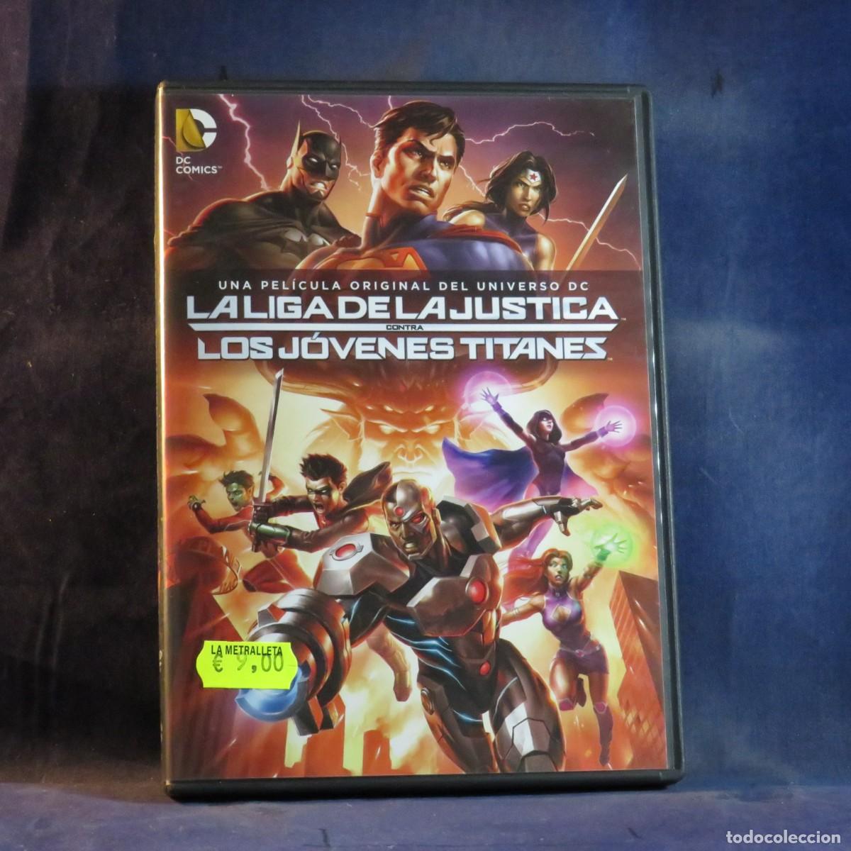Cine: LA LIGA DE LA JUSTICIA CONTRA LOS JOVENES TITANES - DVD