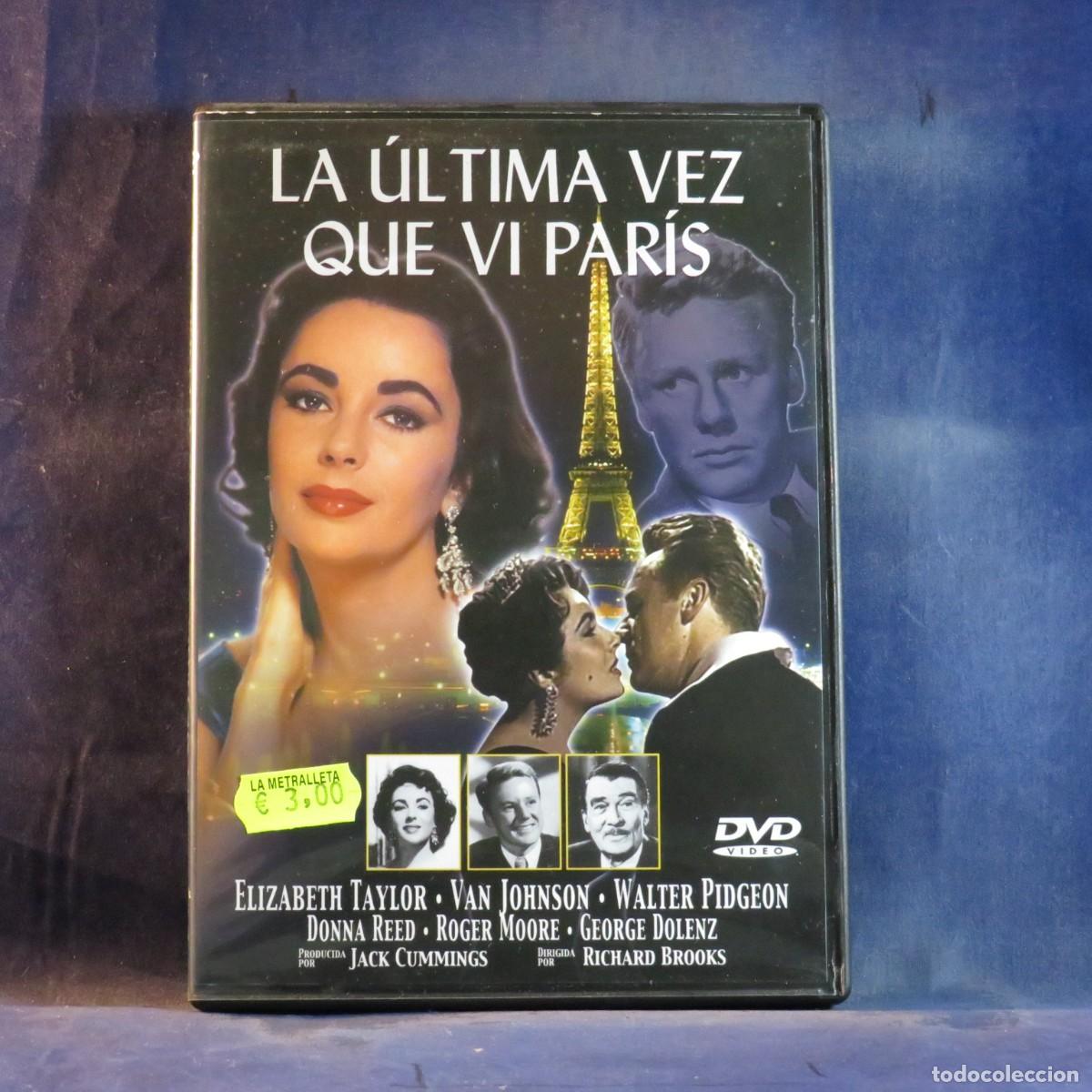 Cine: LA &Uacute;LTIMA VEZ QUE VI PAR&Iacute;S - DVD