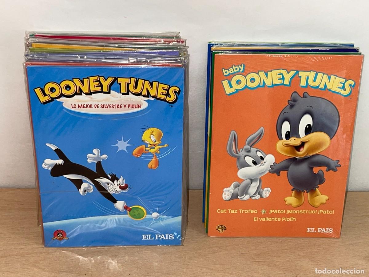 Cine: Colecci&oacute;n 24 DVD's El Pa&iacute;s LOONEY TUNES y BABY Looney Tunes Warner Bros Silvestre Piol&iacute;n Bugs Bunny