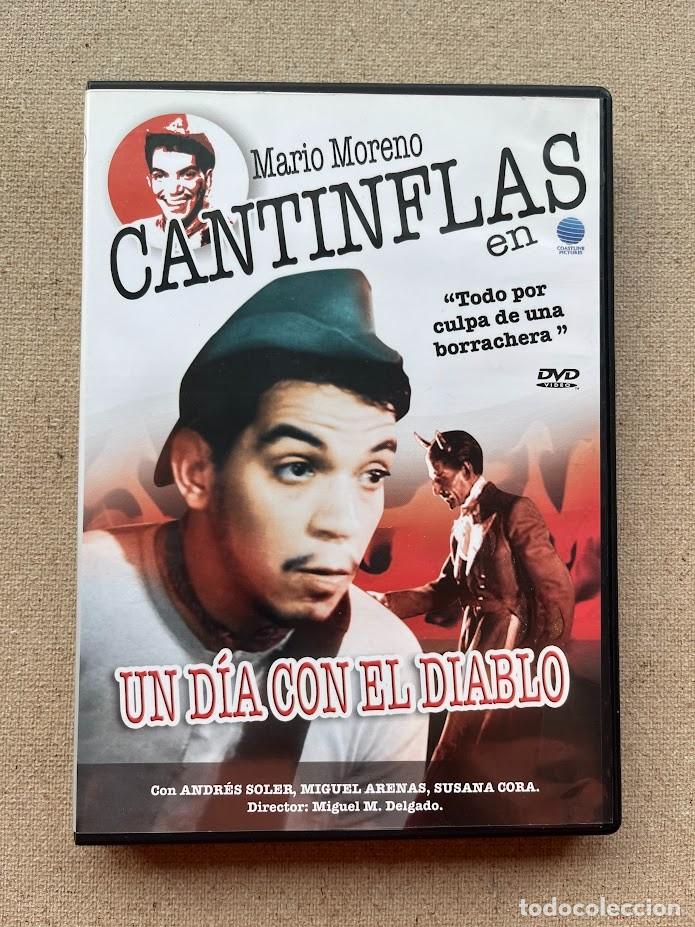 Cine: Un d&iacute;a con el diablo / Cantinflas / Mario Moreno / Miguel M. Delgado / DVD /