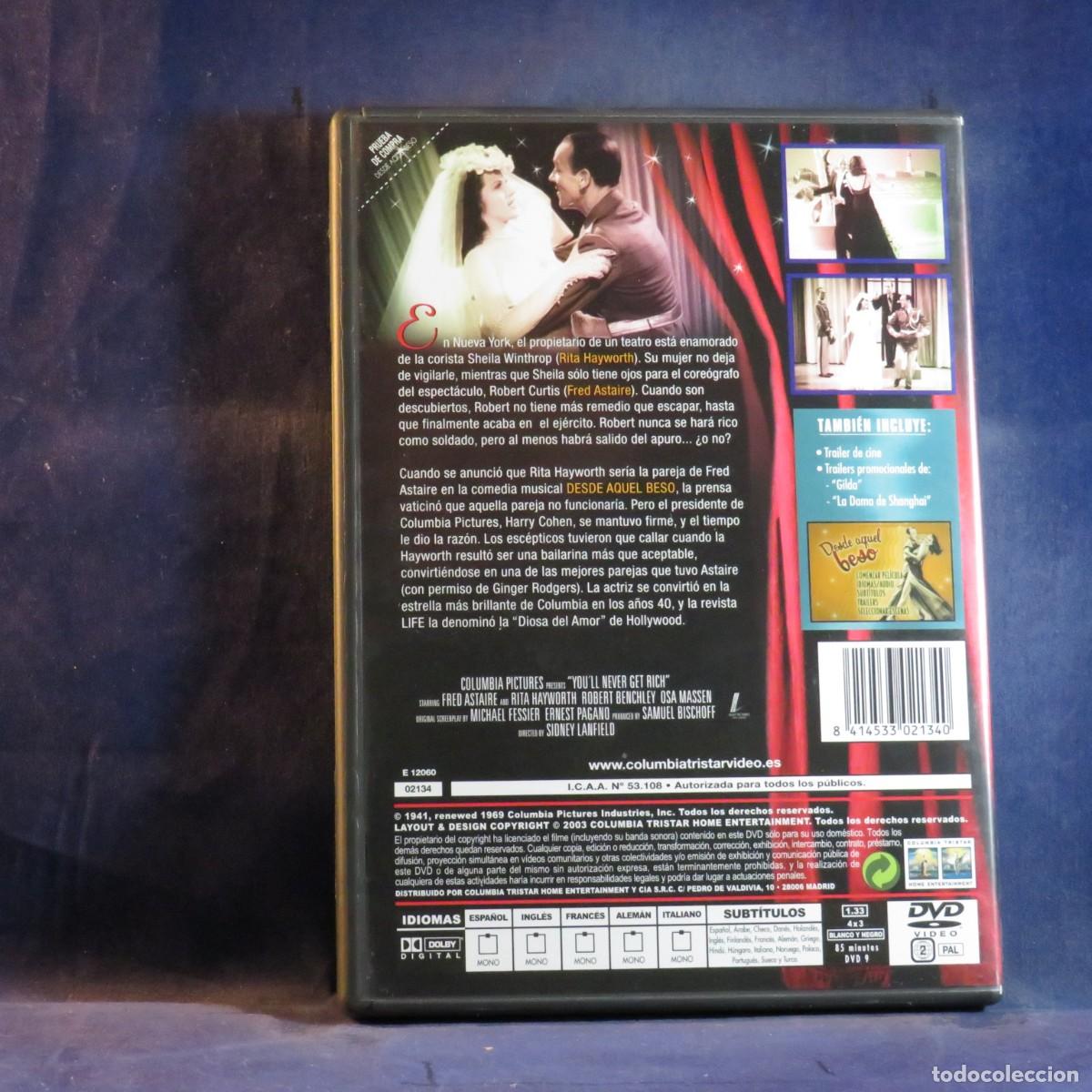 Cine: DESDE AQUEL BESO - DVD - Foto 2