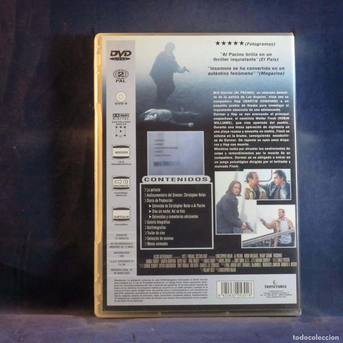Cine: INSOMNIO - DVD ------ - Foto 2