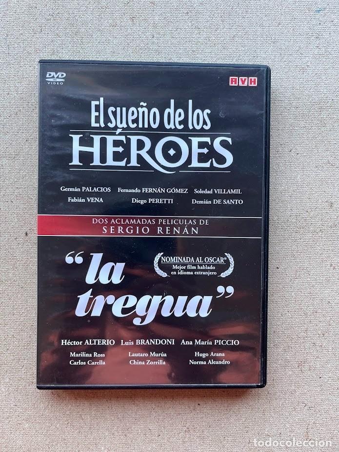Cine: El sue&ntilde;o de los h&eacute;roes / La tregua / Sergio Ren&aacute;n / 2 Pel&iacute;culas en 1 DVD / H&eacute;ctor Alterio /