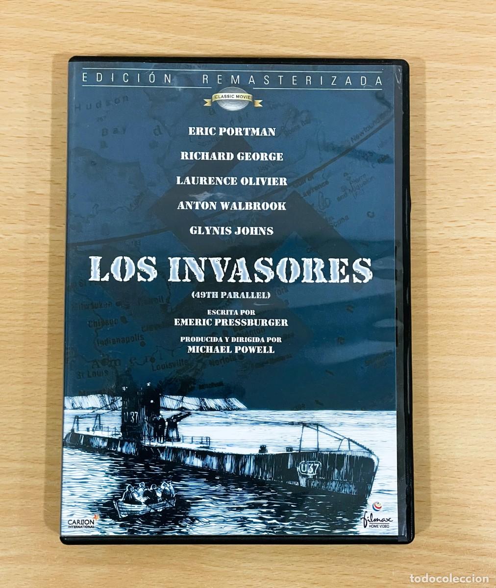Cine: DVD CINE DRAMA B&Eacute;LICO II GUERRA MUNDIAL - LOS INVASORES / 49 th PARALLEL (1941)