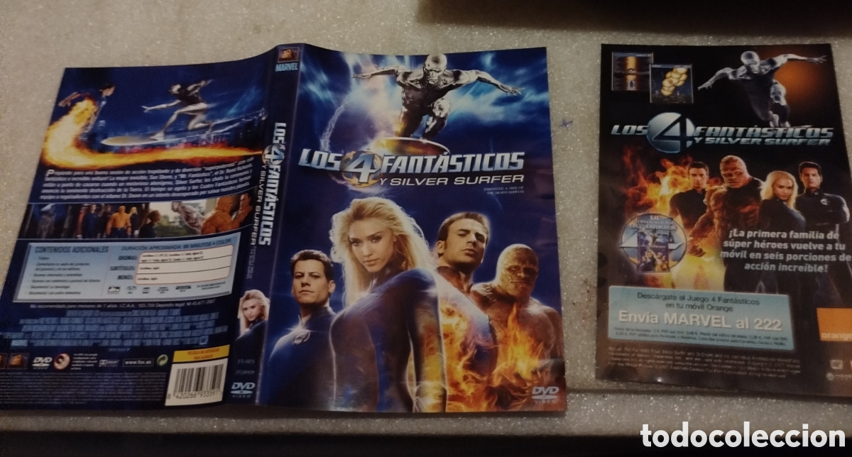 Cine: Los 4 fant&aacute;sticos y silver surfer. SOLO CAR&Aacute;TULA