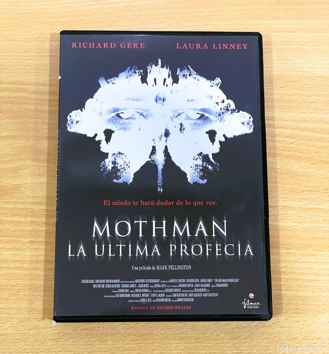 Cine: DVD CINE DE TERROR CON RICHARD GERE - MOTHMAN, LA &Uacute;LTIMA PROFEC&Iacute;A (2002)
