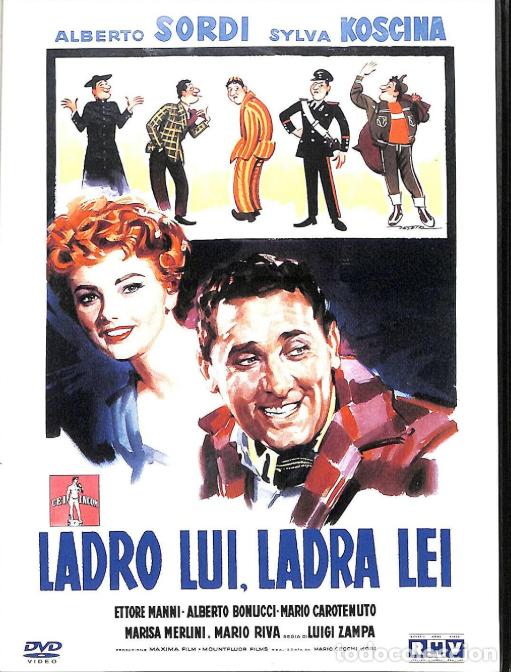 Cine: Ladro Lui, Ladra Lei DVD Como nuevo