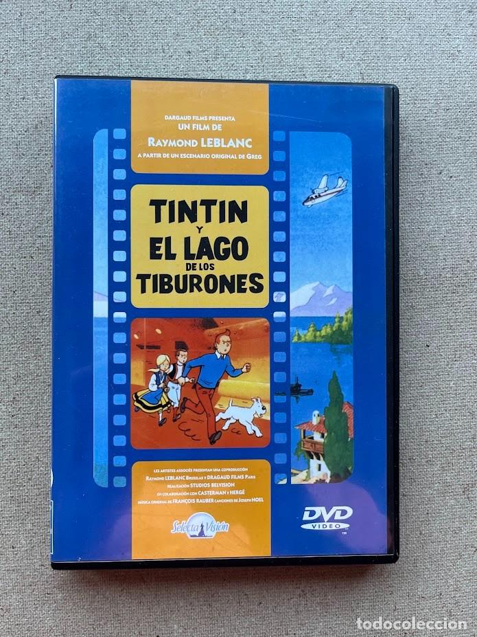 Cine: Tint&iacute;n y el gado de los tiburones / Herg&eacute; / Raymond Lebanc / Dibujos animados / DVD /