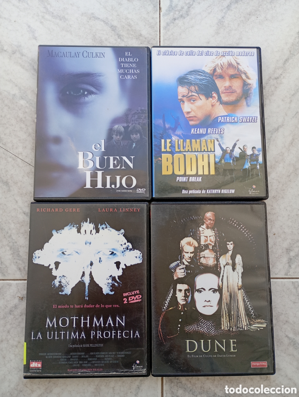 Cine: Lote 4 t&iacute;tulos DVD Dune Mothman la &uacute;ltima profec&iacute;a