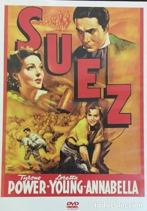 Cine: Dvd SUEZ (descatalogado con TYRONE POWER, Loreta Young)