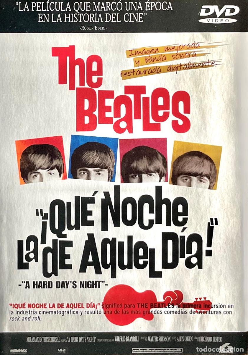Cine: &iexcl;QU&Eacute; NOCHE LA DE AQUEL D&Iacute;A!. The Beatles. Richard Lester. EDICION COLECCIONISTA 2 DISCOS