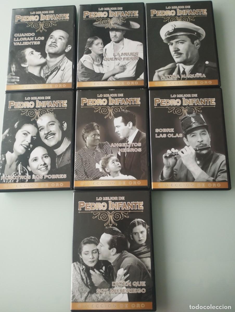 Cine: Lote de 7 DVD Lo mejor de Pedro Infante, colecci&oacute;n de oro, descatalogado