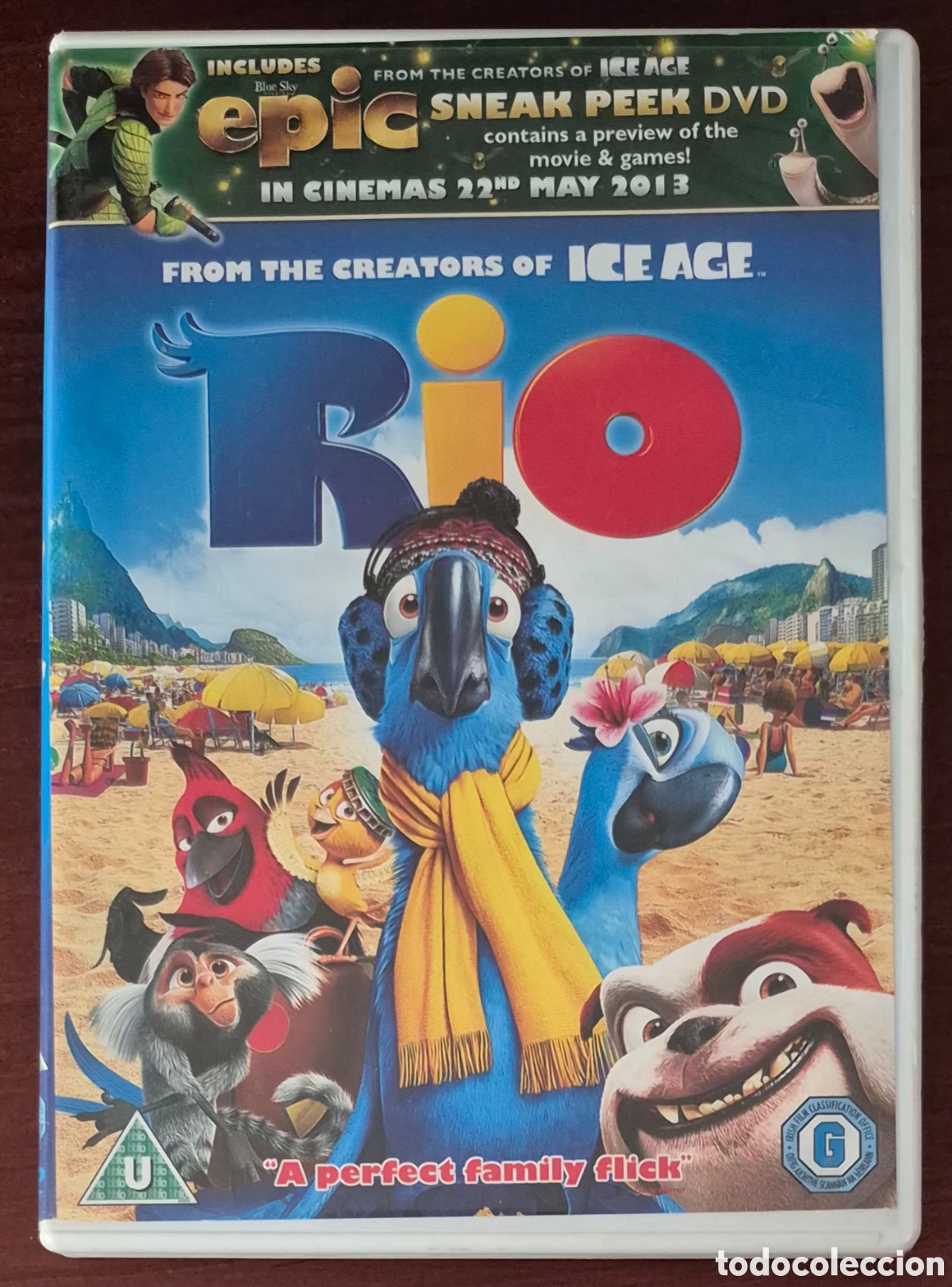 Cine: DVDX2 DOS DISCOS - RIO (AUDIOS EN INGL&Eacute;S, ESPA&Ntilde;OL, ITALIANO)