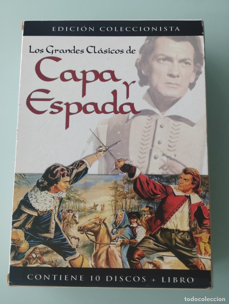 Cine: Los grandes cl&aacute;sicos de capa y espada edici&oacute;n coleccionista 10 DVD + libreto descatalogada