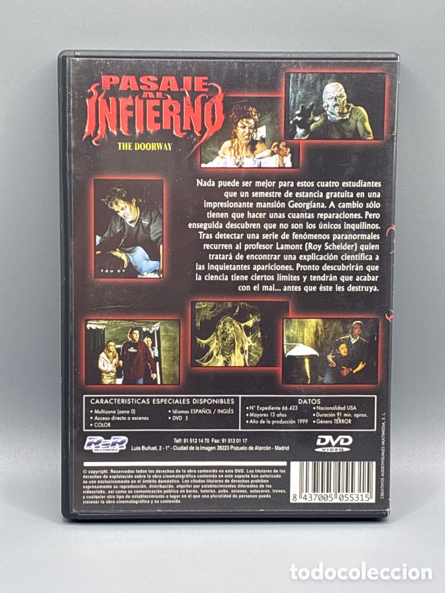 Cine: Pasaje al infierno DVD - Foto 2