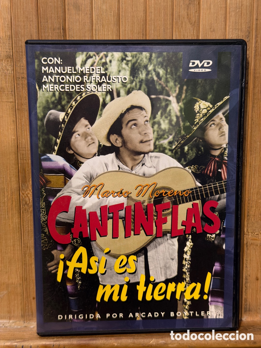 Cine: Cantinflas &iexcl; As&iacute; es mi tierra ! DVD SEMINUEVO