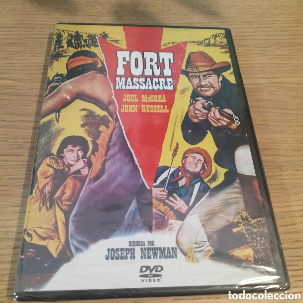 Cine: FORT MASSACRE - JOEL McCREA - WESTERN - TOTALMENTE NUEVO PRECINTADO