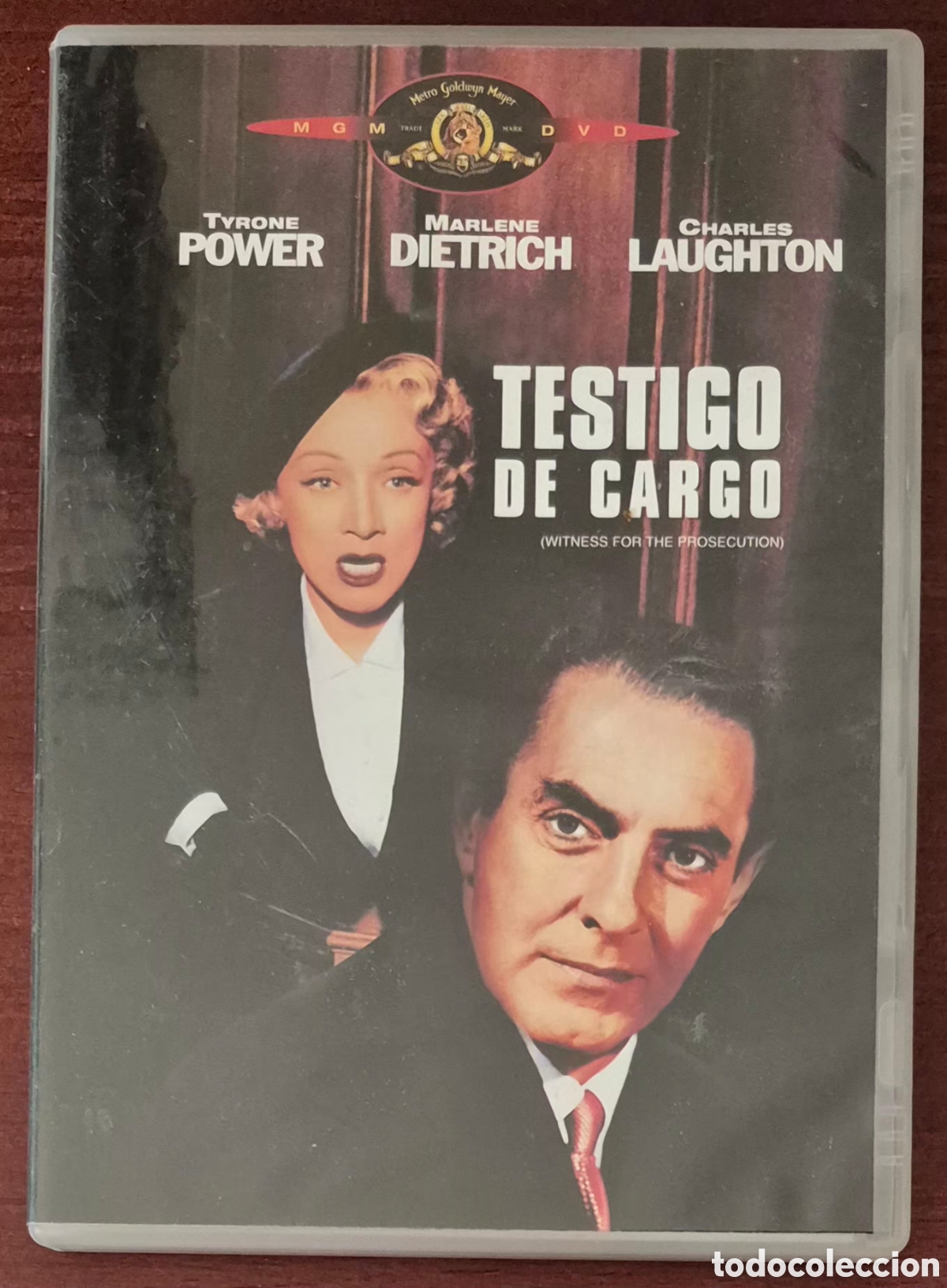 Cine: DVD - TESTIGO DE CARGO (AUDIOS EN CASTELLANO, INGL&Eacute;S, FRANC&Eacute;S, ALEM&Aacute;N, ITALIANO)