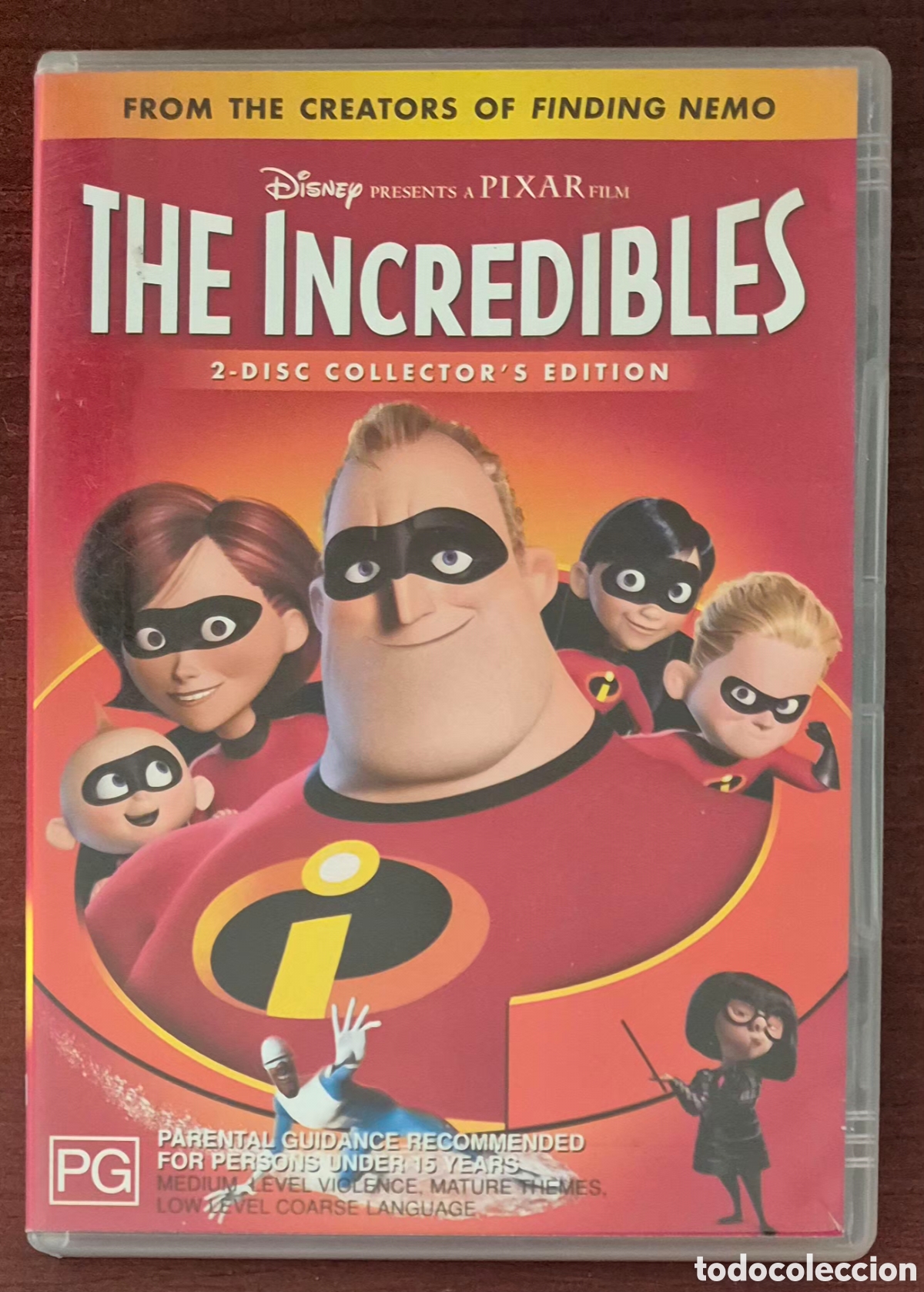 Cine: DVDX2 DOS DISCOS - THE INCREDIBLES (AUDIOS EN INGL&Eacute;S)