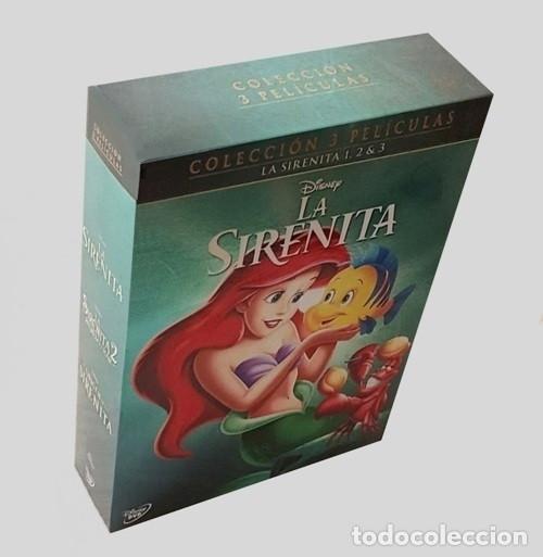Cine: A502 - LA SIRENITA. [SET BOX]. COLECCION DE 3 PELICUAS DVDS. DISNEY. CINE.
