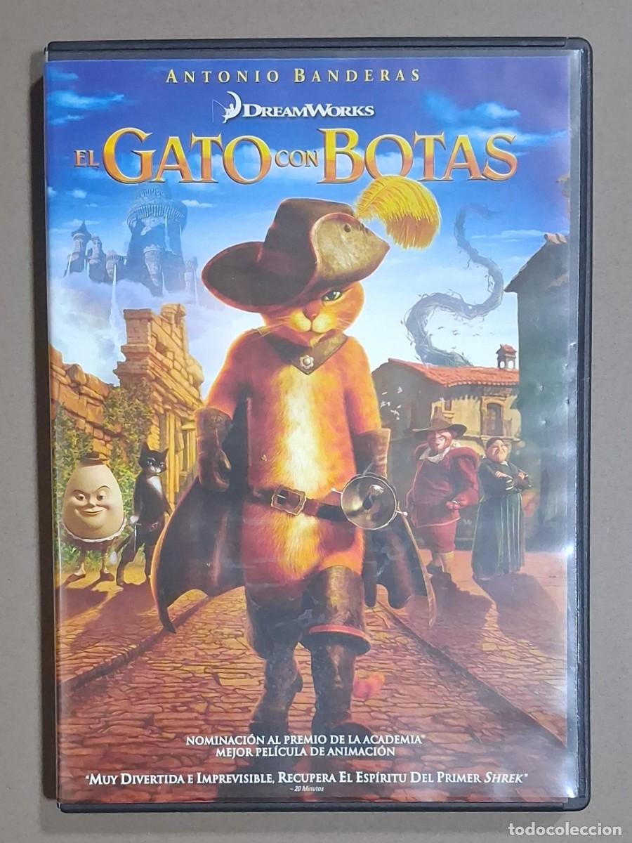 Cinema: El gato con botas. DVD. Antonio Banderas. DreamWorks. Buen estado