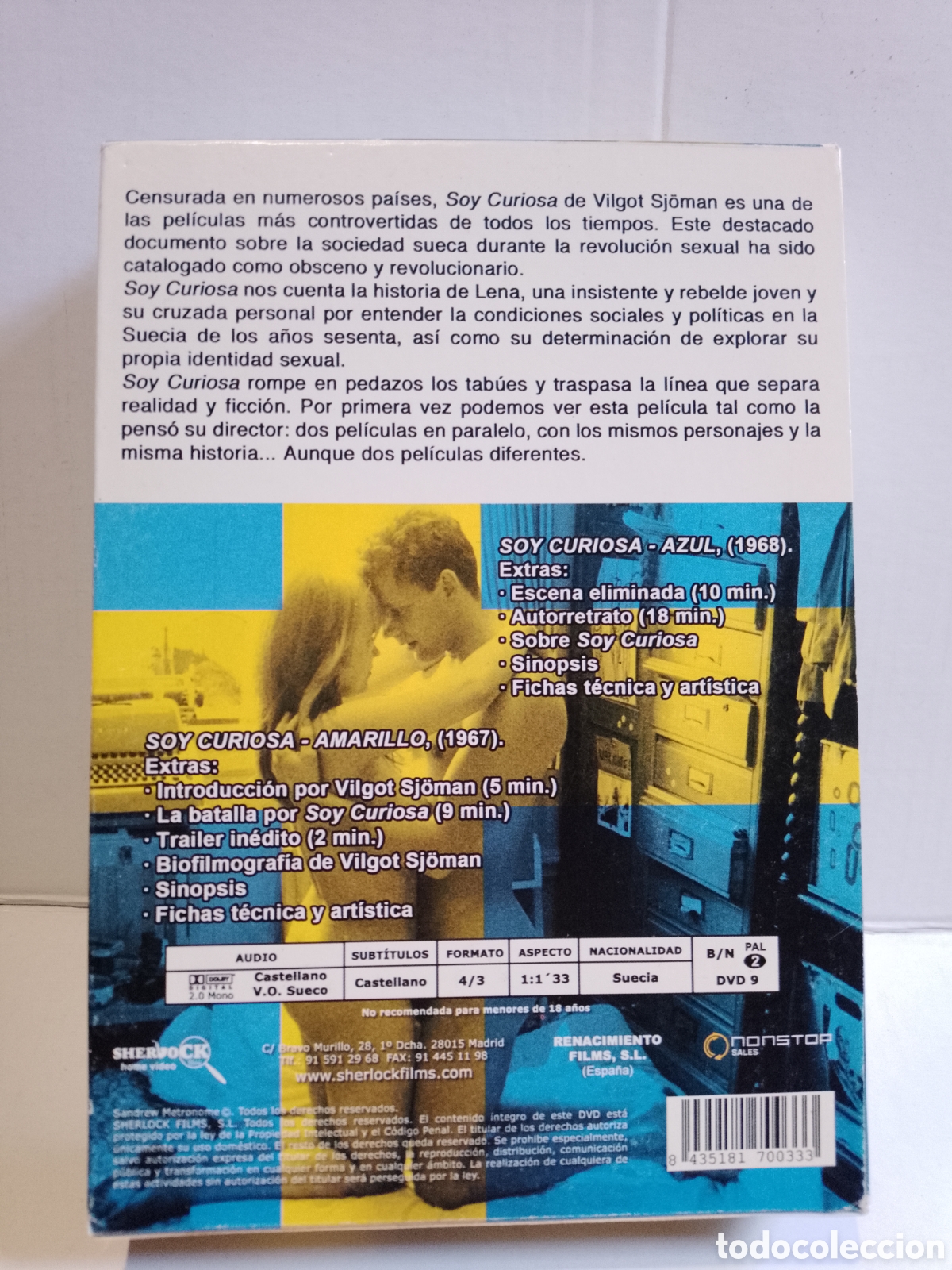 Cine: PACK SOY CURIOSA - 2 DVD - Foto 2