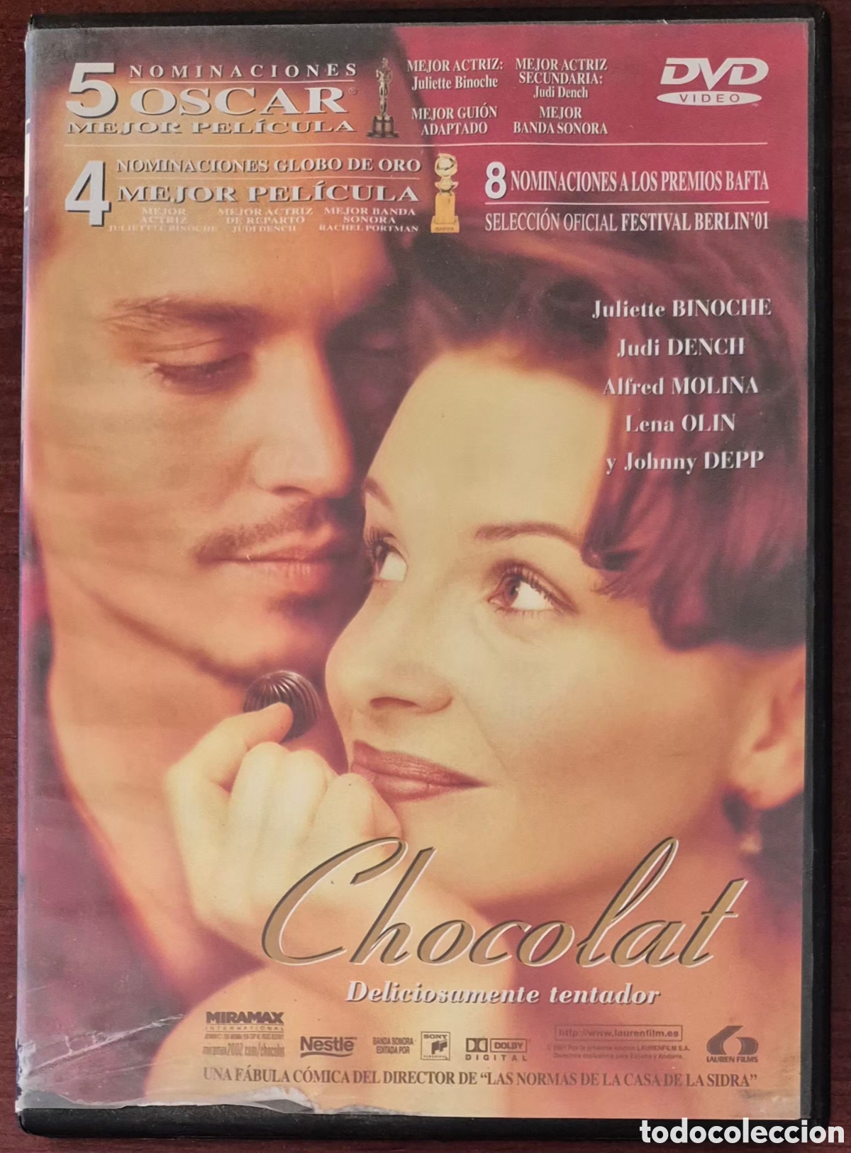 Cine: DVD - CHOCOLAT (AUDIOS EN CASTELLANO E INGL&Eacute;S)
