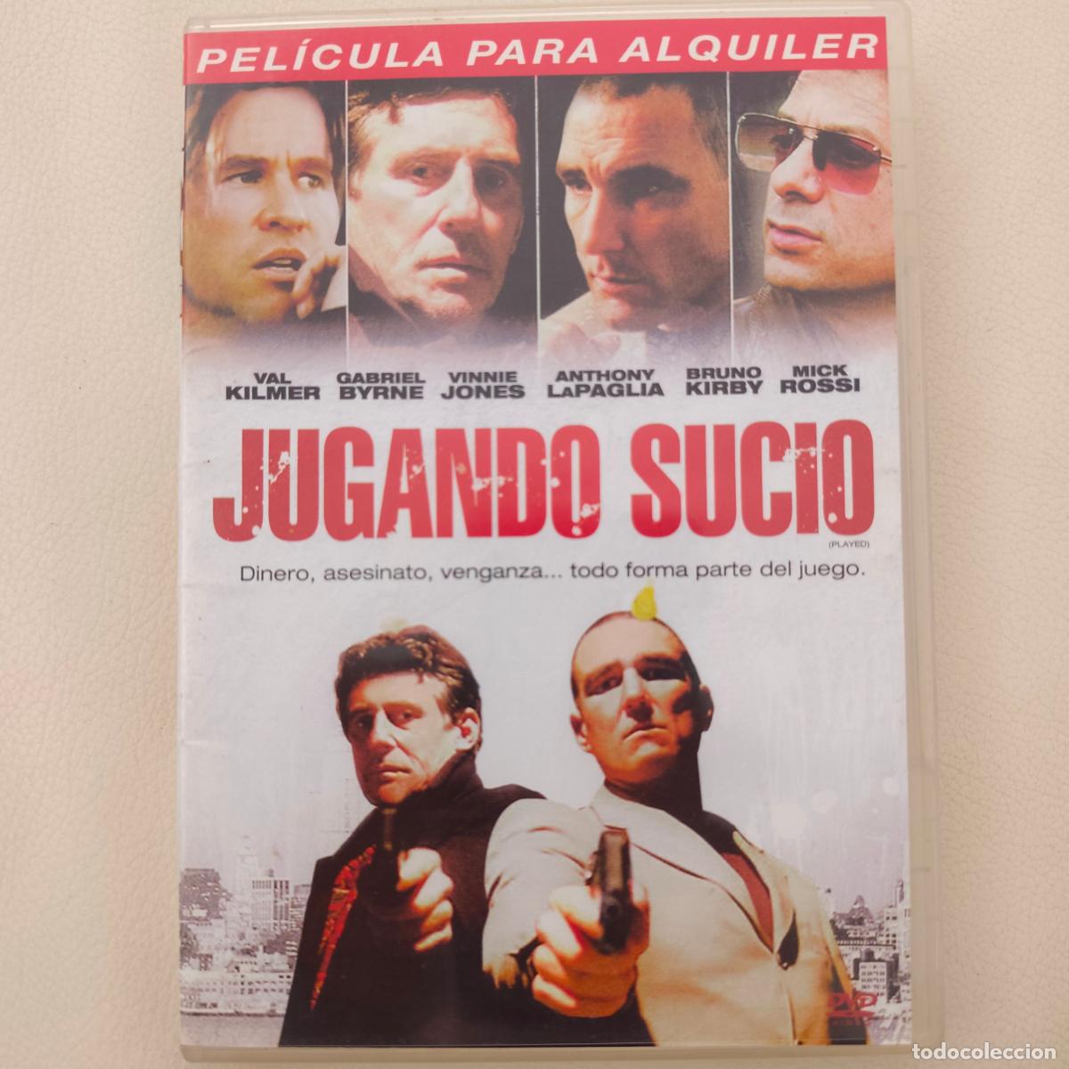 Cine: JUGANDO SUCIO DVD PEL&Iacute;CULA SUSPENSE ACCI&Oacute;N VAL KILMER GABRIEL BYRNE - VINNIE J. LAPAGLIA SEAN STANEK