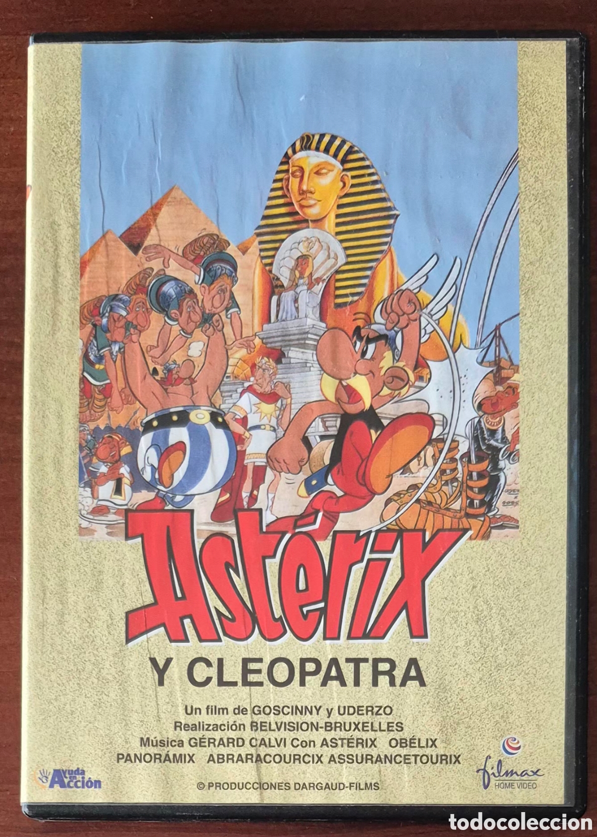 Cine: DVD - AST&Eacute;RIX Y CLEOPATRA (AUDIOS EN INGL&Eacute;S, CASTELLANO, CATAL&Aacute;N, GALLEGO)