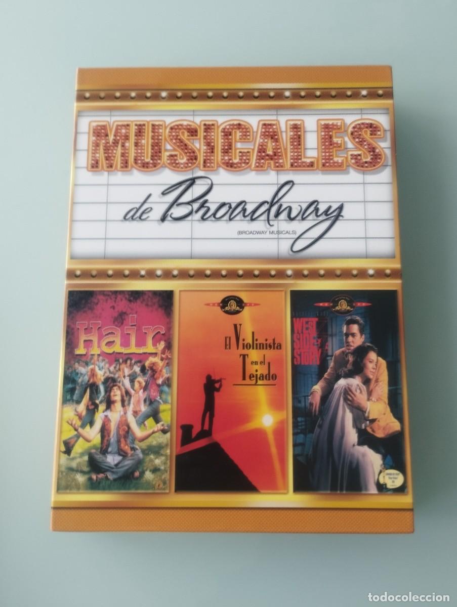 Cine: 3 DVD musicales de Broadway, Hair, El violinista en el tejado y West side story