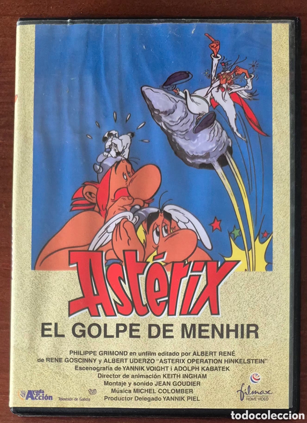 Cine: DVD - AST&Eacute;RIX, EL GOLPE DE MENHIR (AUDIOS EN INGL&Eacute;S, CASTELLANO, CATAL&Aacute;N, GALLEGO)