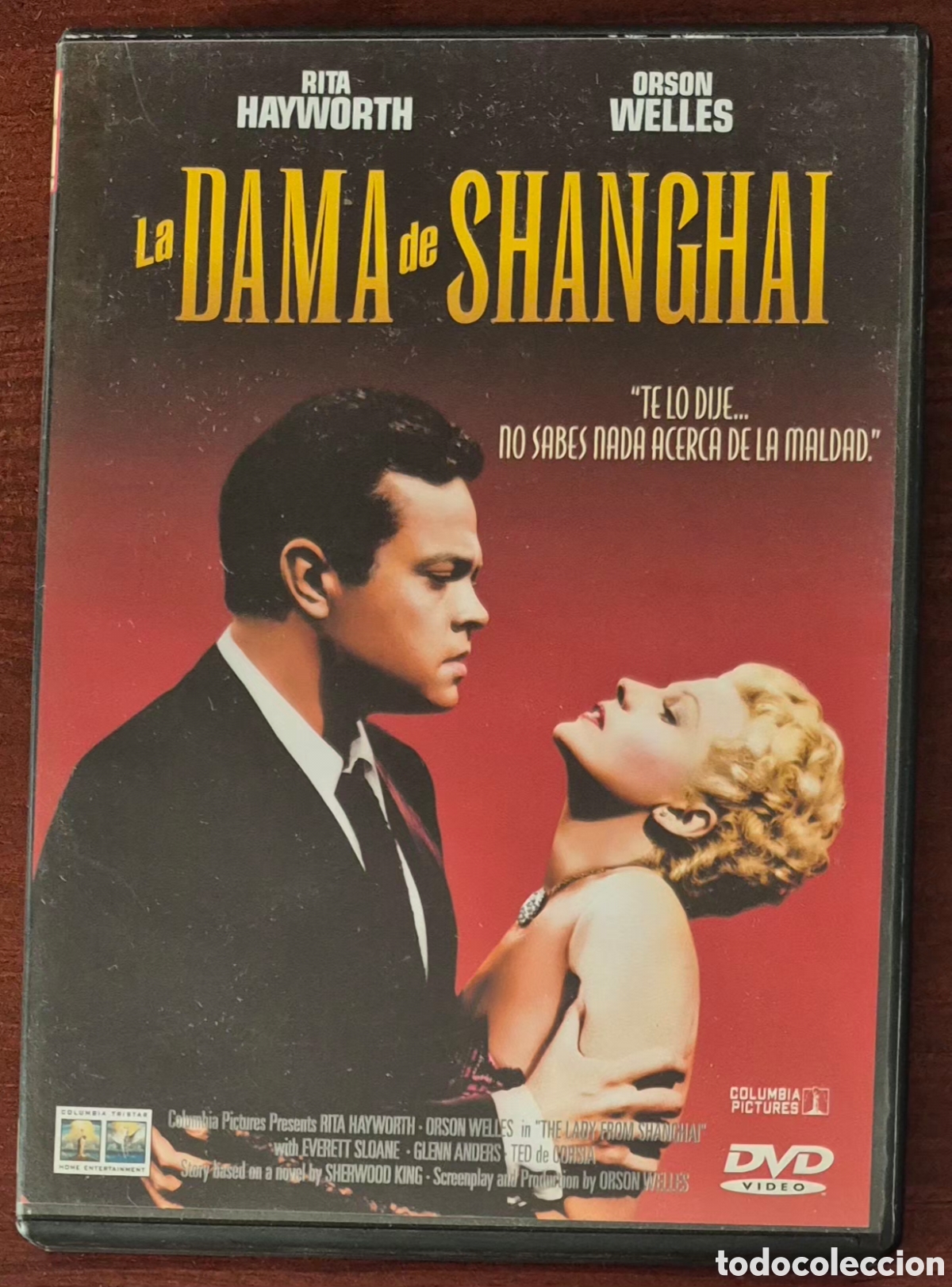 Cine: DVD - LA DAMA DE SHANGHAI (AUDIOS EN ESPA&Ntilde;OL, INGL&Eacute;S, ALEM&Aacute;N, FRANC&Eacute;S, ITALIANO)