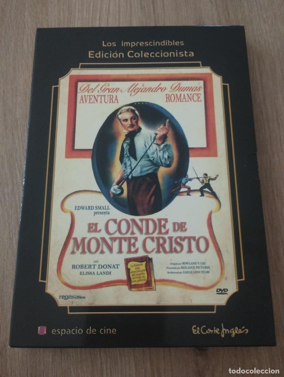Cine: DVD El conde de Montecristo 1934 Los imprescindibles del corte ingl&eacute;s con libreto