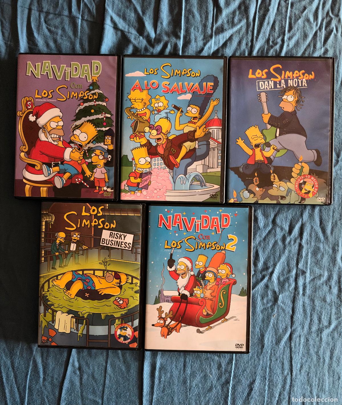 Cine: Pack 5 DVDs Los Simpson (Espa&ntilde;ol) - Foto 1