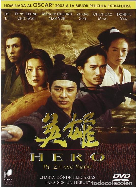 Cine: Hero De Zhan Yimou DVD Como nuevo