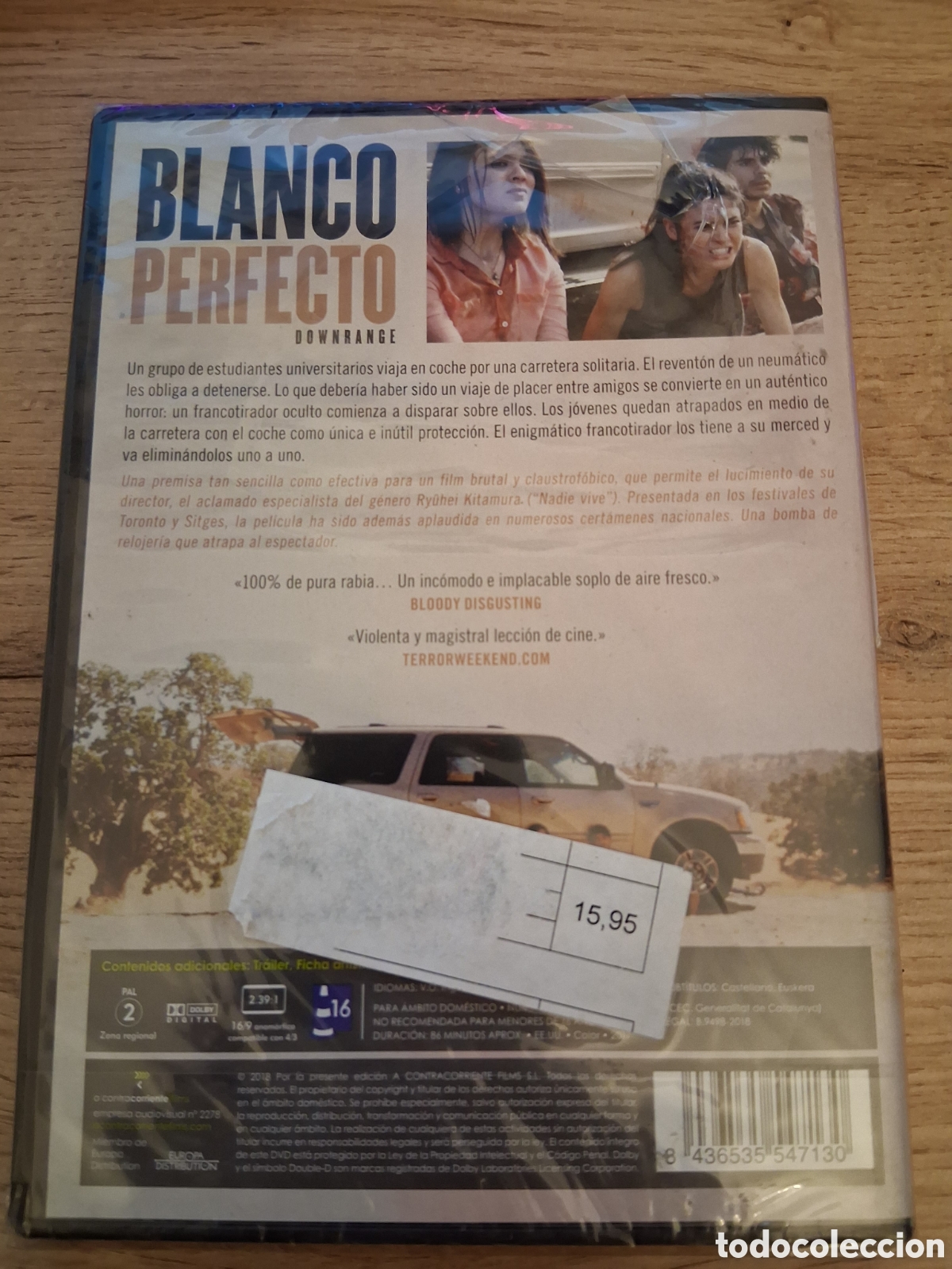 Cine: Blanco Perfecto. Downrange DVD Precintado - Foto 2