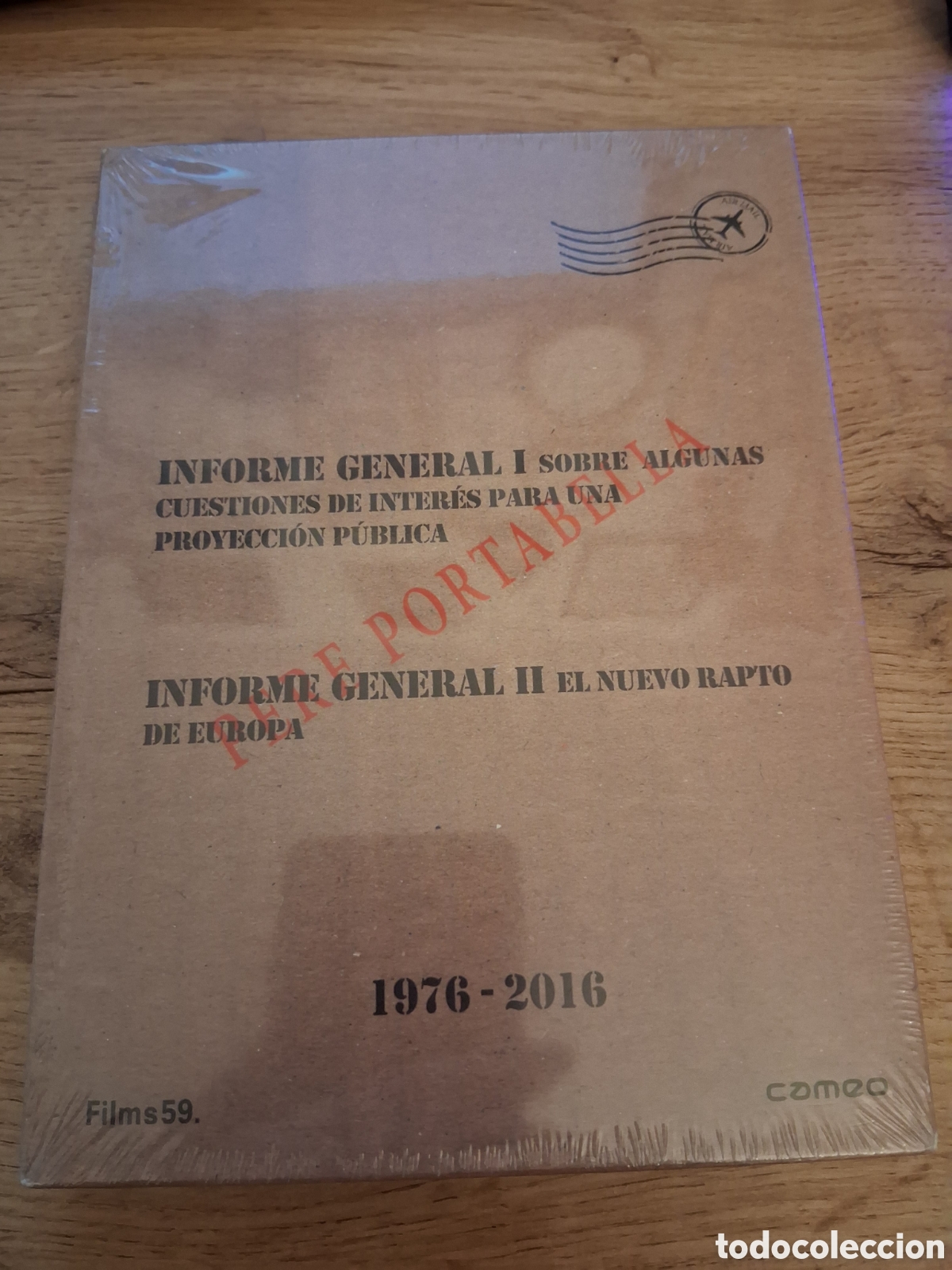 Cine: Informe general 1 & 2 (1976-2016) Pere Portabella DVD Precintado Cameo franquismo