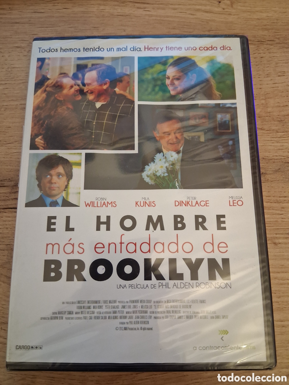 Cinema: el hombre m&aacute;s enfadado de Brooklyn DVD Precintado Robin Williams