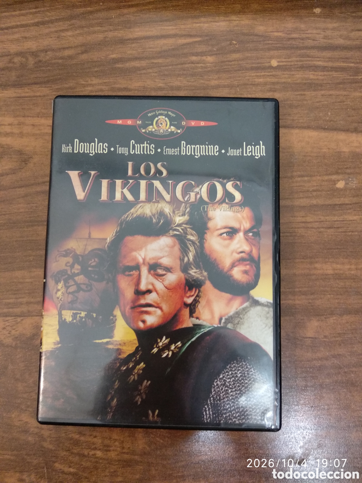 Cine: DVD Los vikingos (Kirk Douglas)