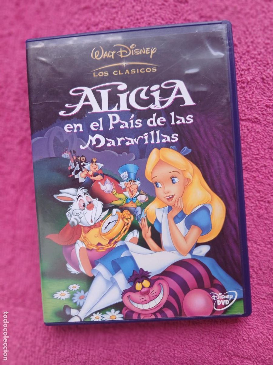 Cine: Alicia en el Pa&iacute;s de las Maravillas 1951 walt disney los cl&aacute;sicos disney dvd