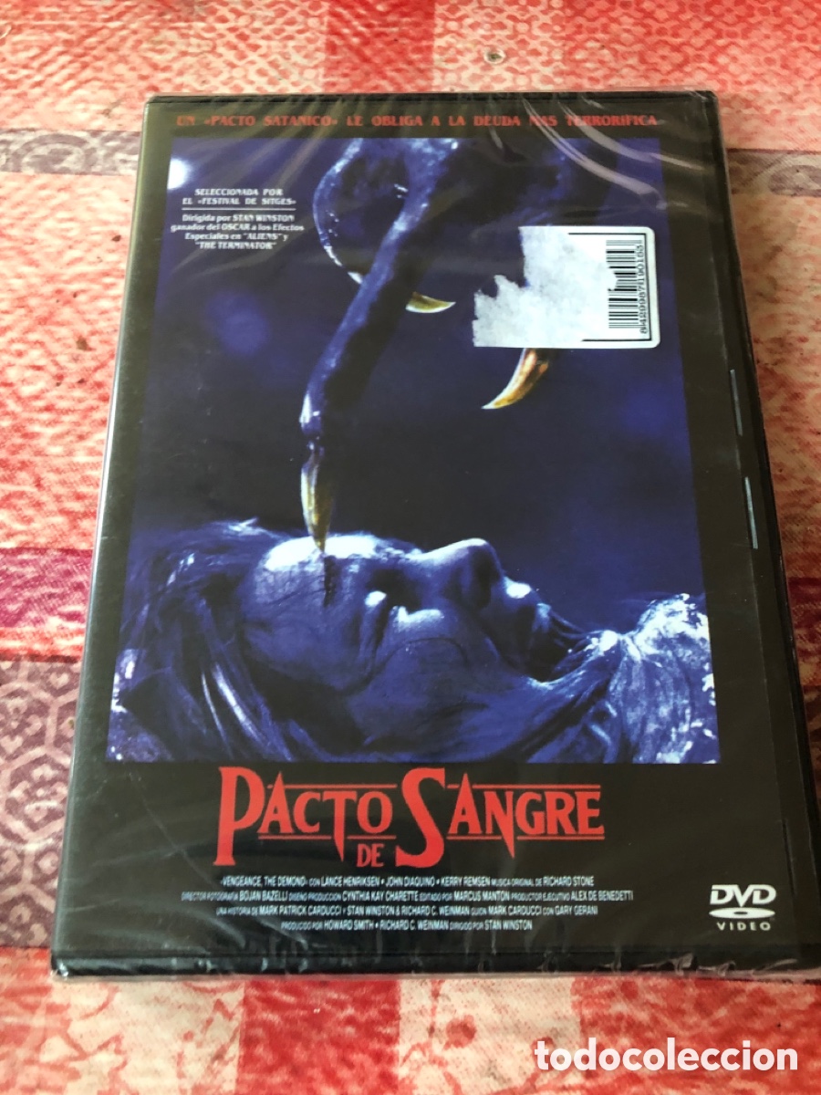 Cine: Pacto de sangre dvd precintado