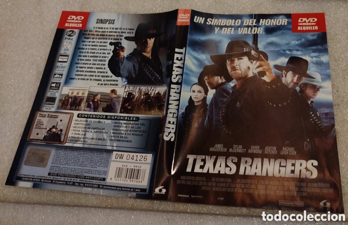 Cine: Texas rangers. SOLO CAR&Aacute;TULA