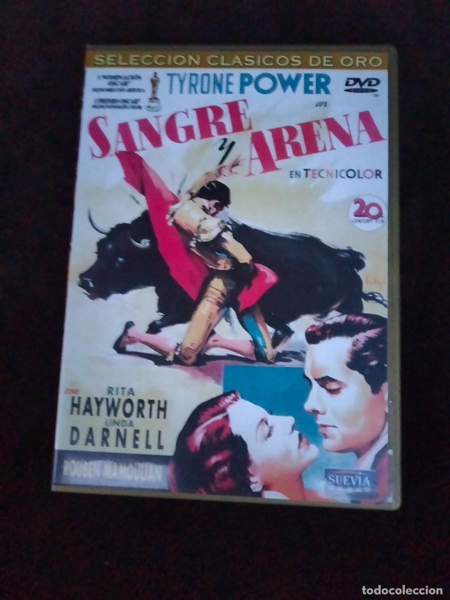 Cine: sangre y arena - tyrone power - dvd como nuevo con librito