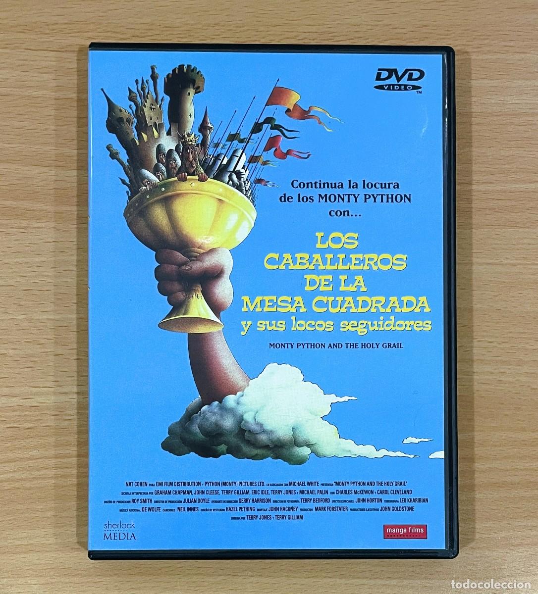 Cine: DVD CINE COMEDIA LOCA DE LOS MONTY PYTHON - LOS CABALLEROS DE LA MESA CUADRADA (1975)